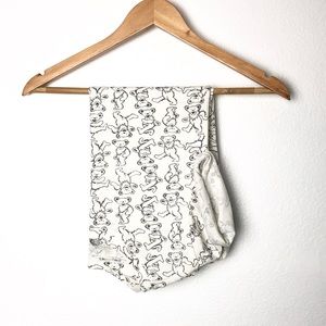 Grateful Dead white dancing bear shirt raw edge